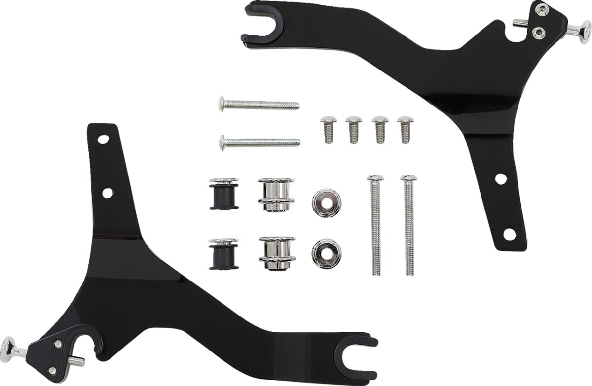 Cobra Backrest Det Shrt Blk Spt SISSY BARS - MOTORCYCLE Cobra