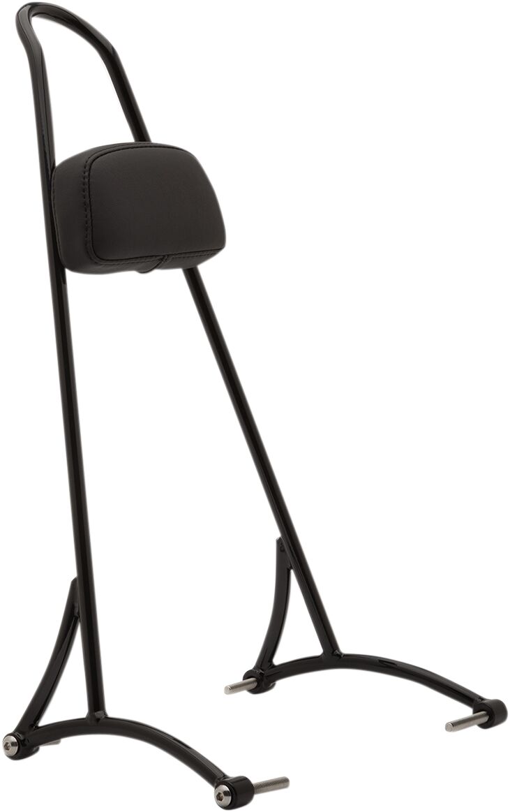 Burly Brand Sissy Bar Tall W/Pad Black Powder Coated Sissy Bars Burly Brand