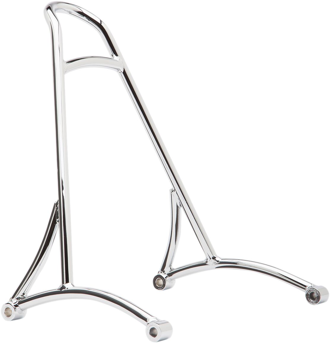 Burly Brand Sissy Bar Short W/Pad Chrome Sissy Bars Burly Brand