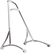 Burly Brand Sissy Bar Short W/Pad Chrome Sissy Bars Burly Brand