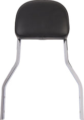 Cobra Backrest Detachable Round Black Sissy Bars Cobra