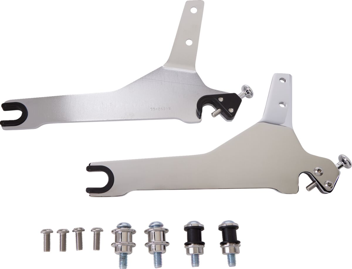 Cobra Backrest Det Rnd Chr SISSY BARS - MOTORCYCLE Cobra