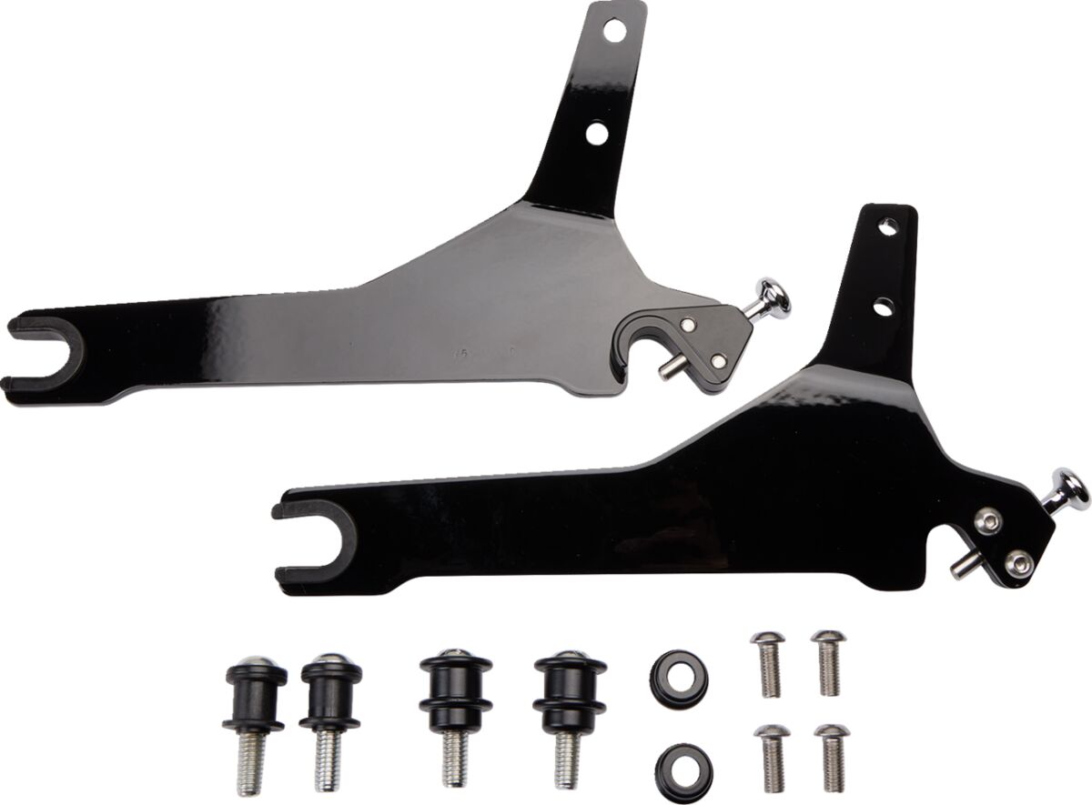 Cobra Backrest Det Rnd Blk Sissy Bars Cobra