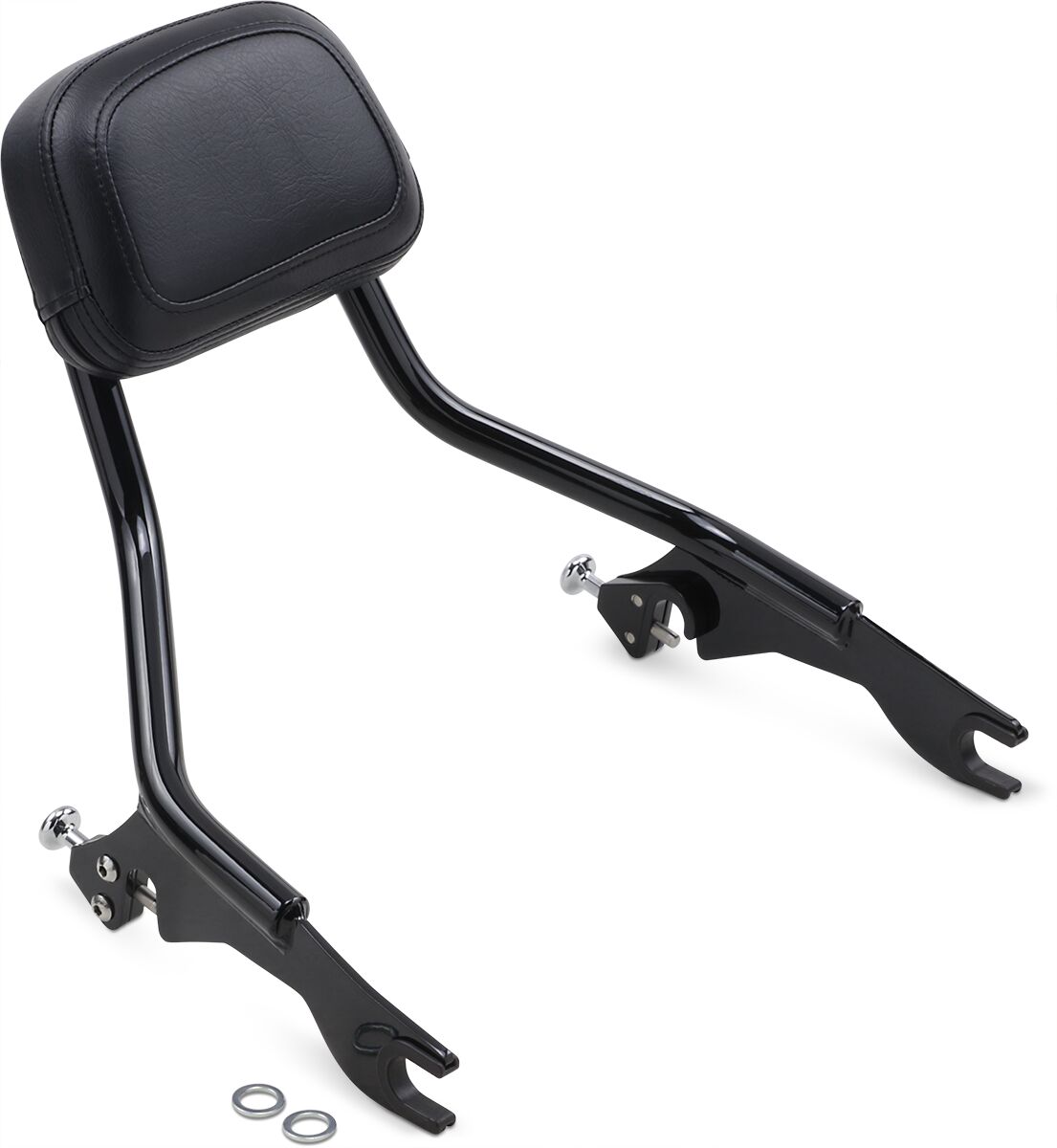 Cobra Dtch Backrest Dresser Bl Sissy Bars Cobra