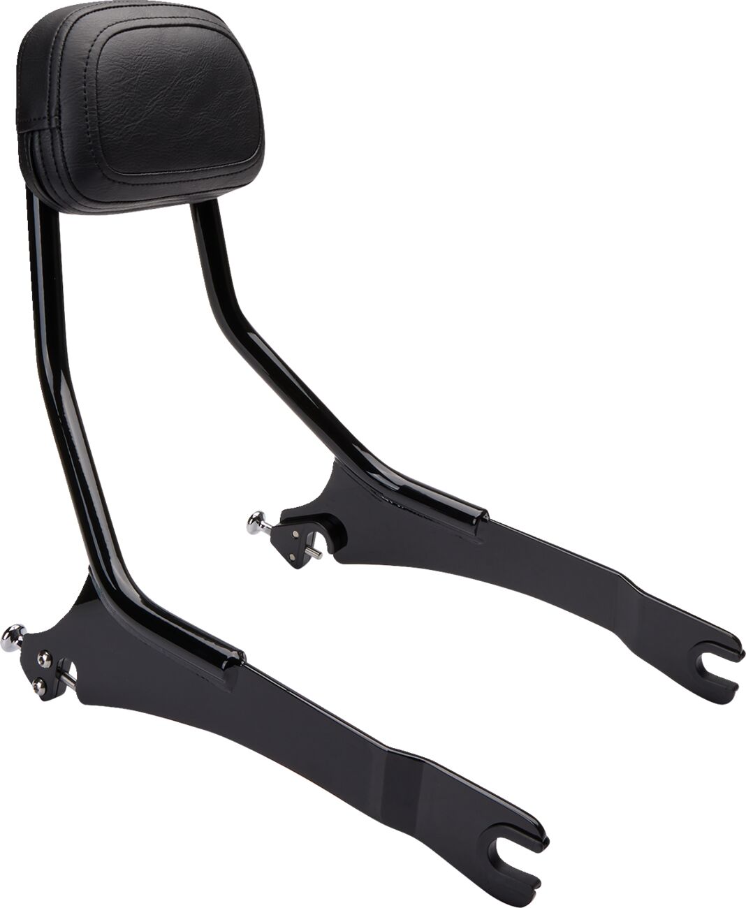 Cobra Det Bkrest Shrt Blk Scout Sissy Bars Cobra