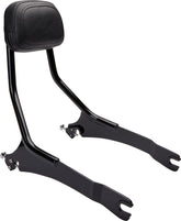 Cobra Det Bkrest Shrt Blk Scout Sissy Bars Cobra