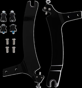 Cobra Det Bkrest Mini Blk Scout Sissy Bars Cobra