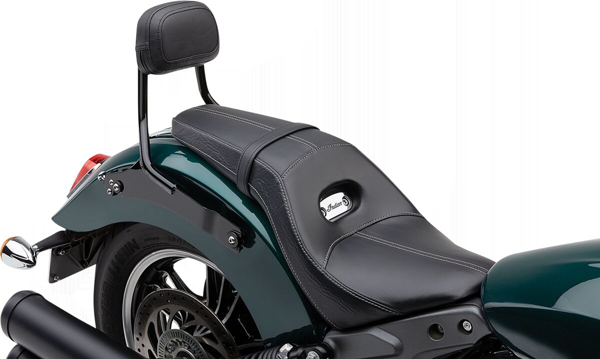 Cobra Det Bkrest Mini Blk Scout Sissy Bars Cobra
