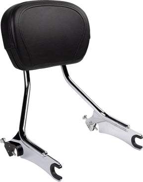 Cobra Detachable Backrest Chieftain Chrome Sissy Bars Cobra