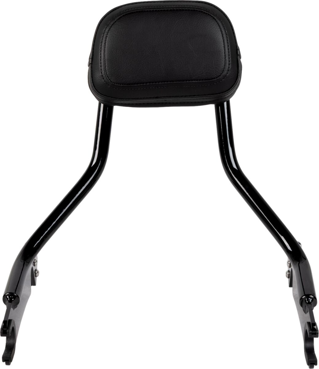 Cobra Detachable Backrest Black Chieftain Sissy Bars Cobra