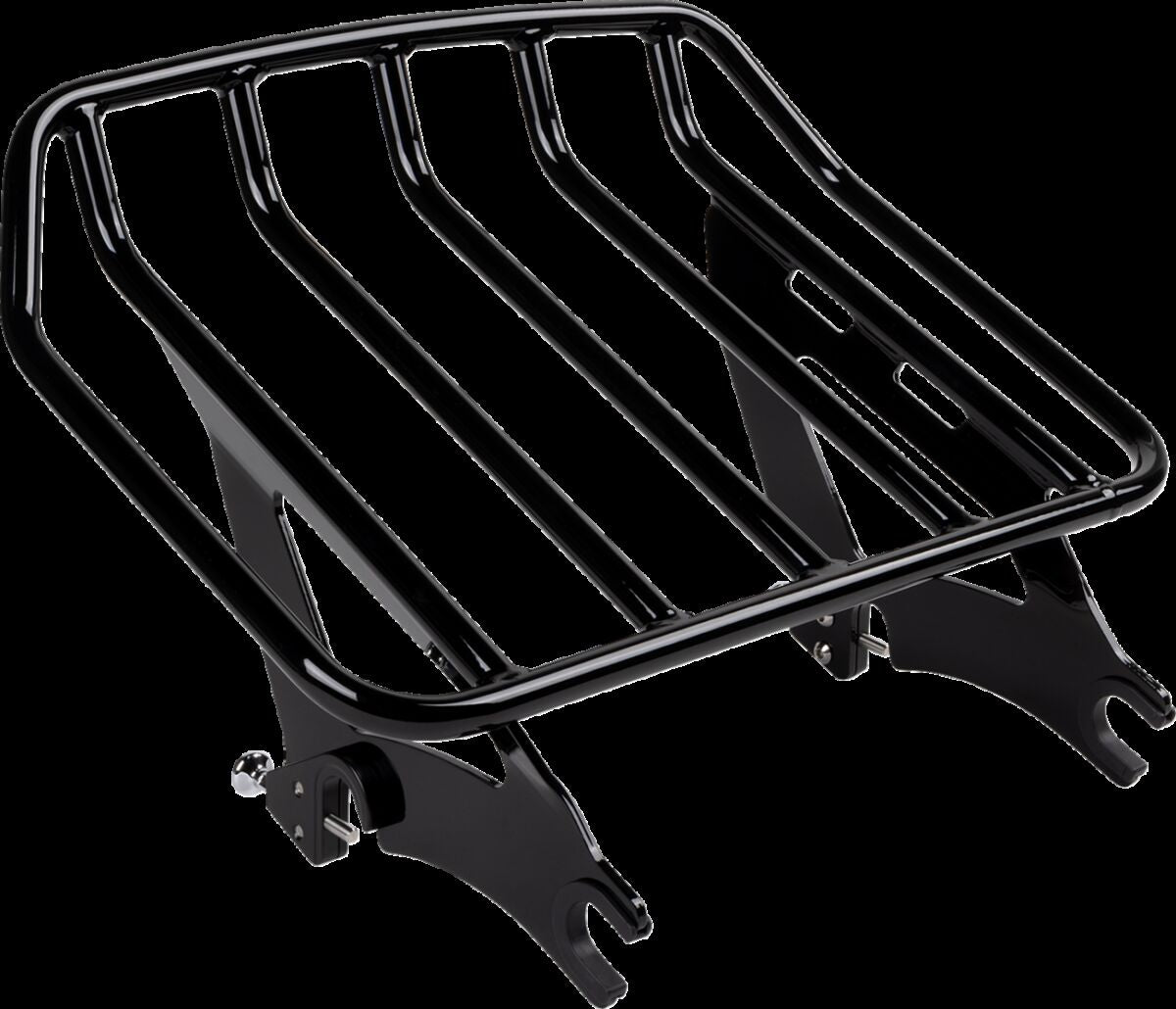 Cobra Detachable Rack Black Chieftain Sissy Bars Cobra