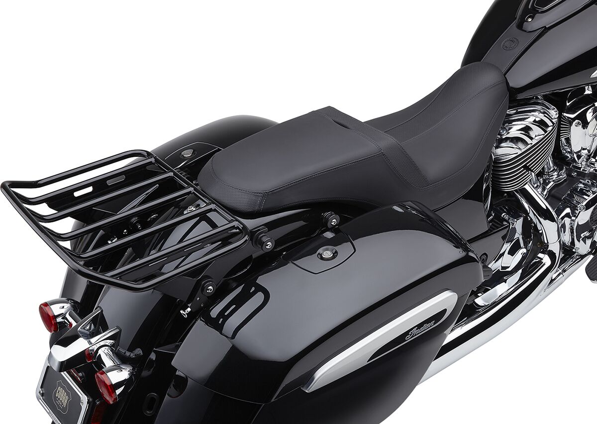 Cobra Detachable Rack Black Chieftain Sissy Bars Cobra