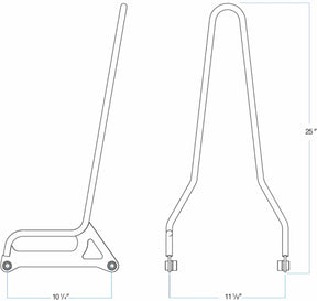 Biltwell Sissybar Fxd 06 17 Chr Sissy Bars Biltwell