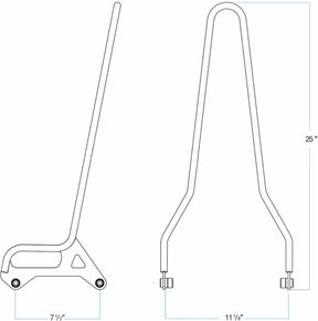 Biltwell Sissybar Xl 04 21 Chr Sissy Bars Biltwell