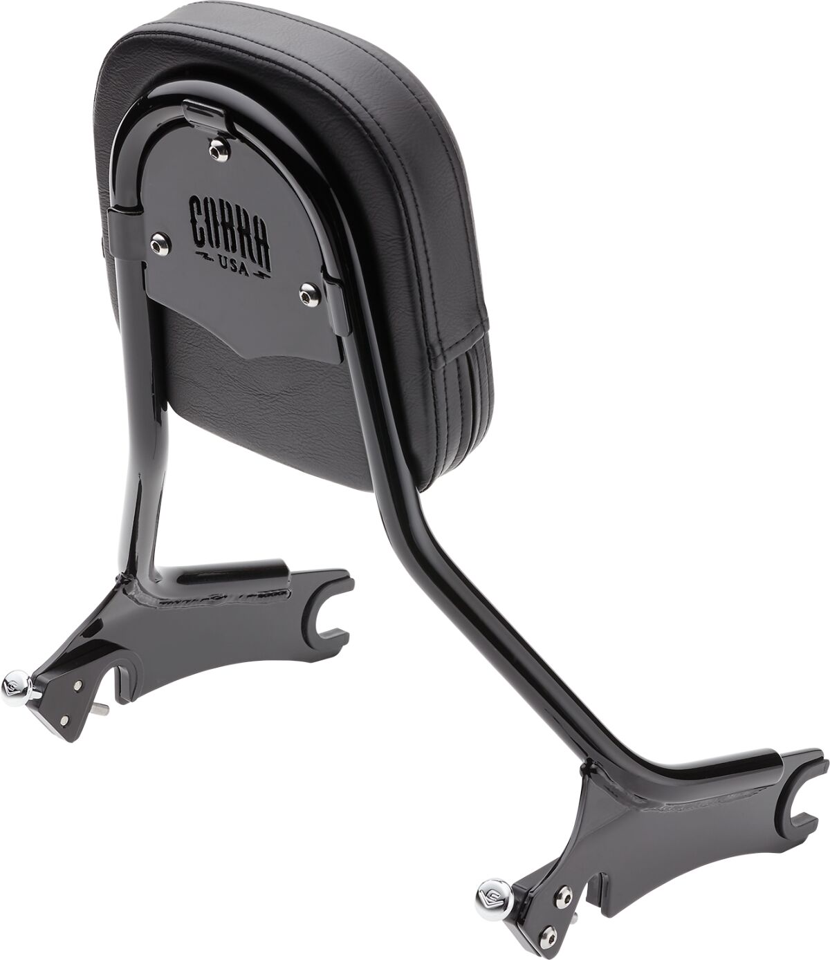 Cobra Backrest Tall Chtain Blk Sissy Bars Cobra