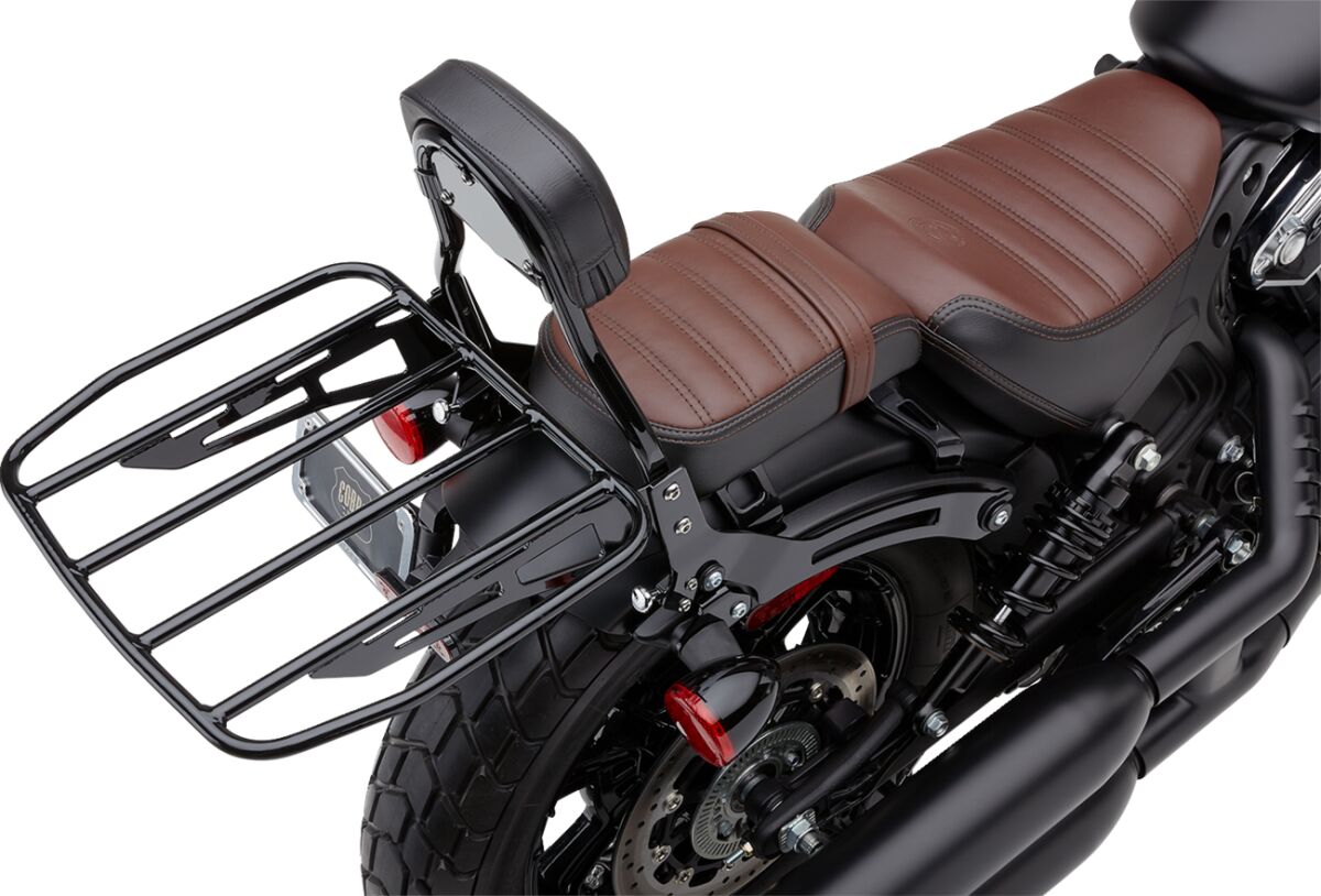Cobra Backrest Mini Chief Blk Sissy Bars Cobra