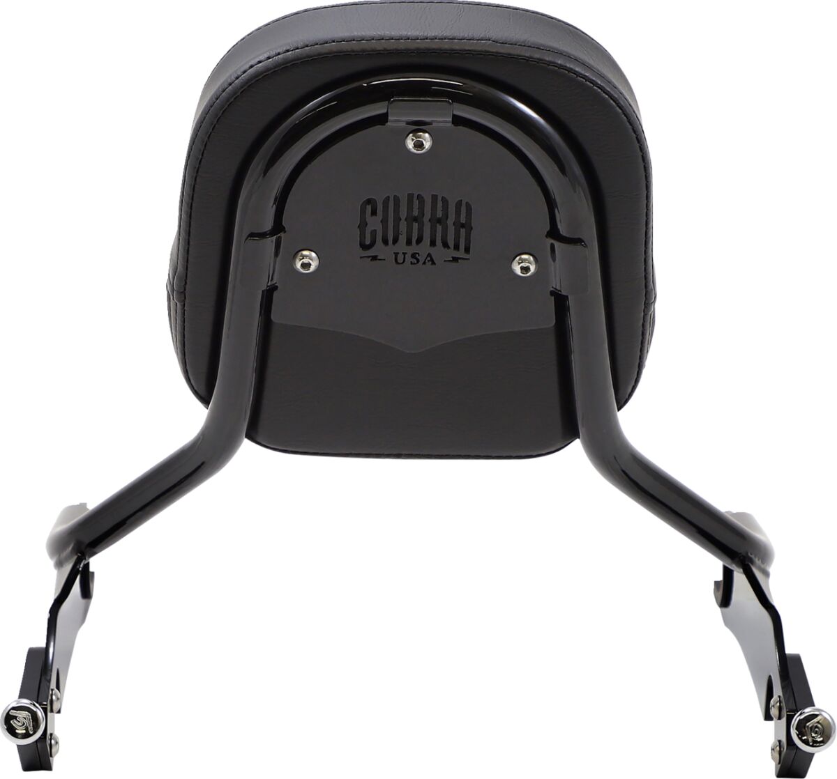 Cobra Backrest Short Chtain Blk Sissy Bars Cobra