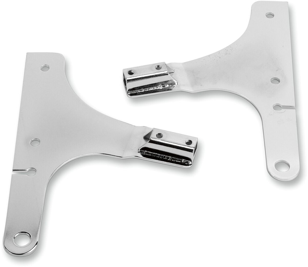 Cycle Visions Sissy Bar Side Plate Chrome Sissy Bar Side Plates Cycle Visions