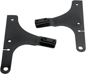 Cycle Visions Sideplate 00 07 Fxstd Blk SISSY BAR SIDE PLATES Cycle Visions