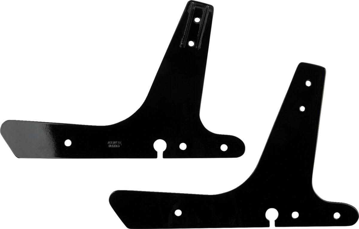 Khrome Werks Sideplates 04 19 Xl Blk SISSY BAR SIDE PLATES Khrome Werks