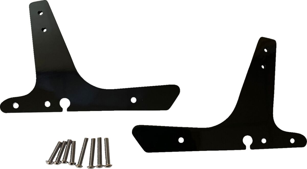 Drag Specialties Sideplates 04 22 Xl Blk Sissy Bar Side Plates Drag Specialties
