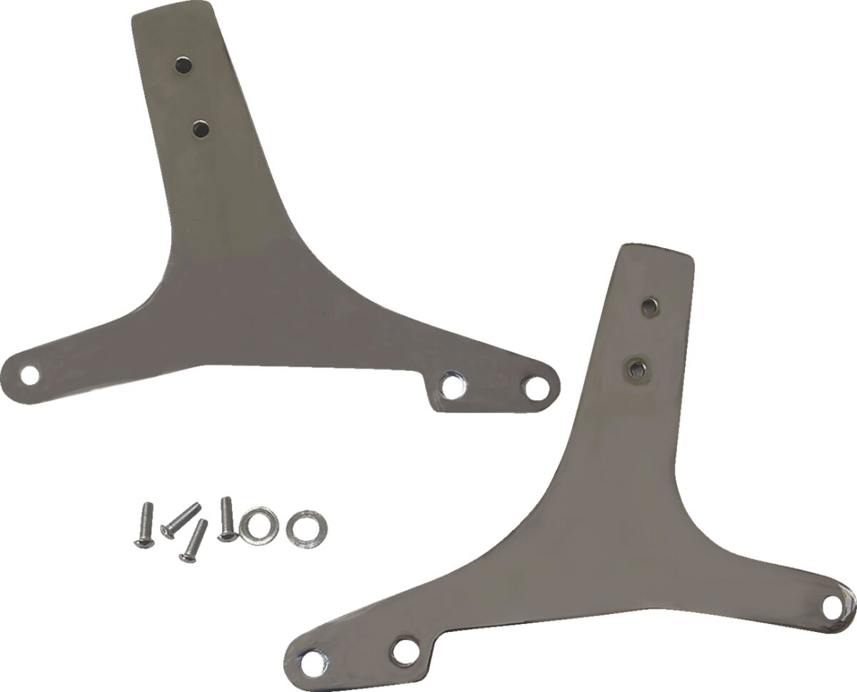 Drag Specialties Sideplates 82 00 Fxr Ch Sissy Bar Side Plates Drag Specialties