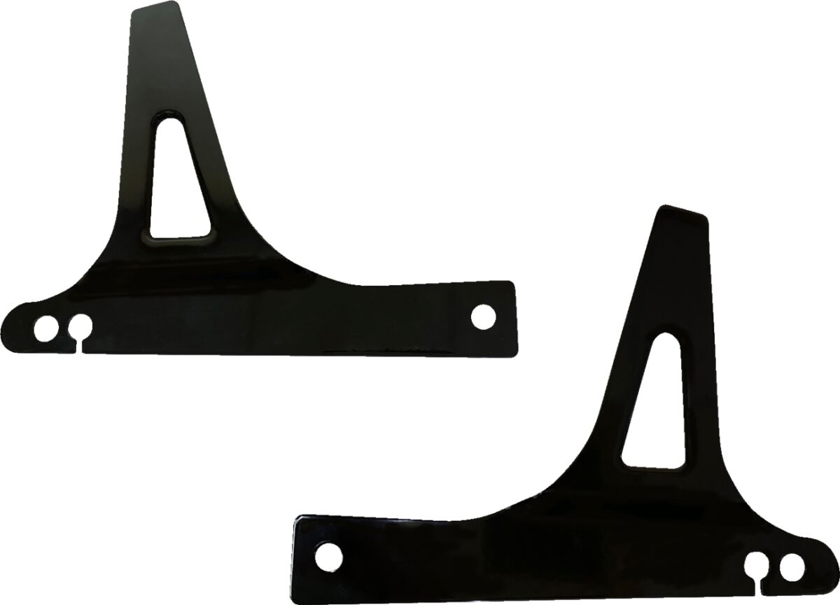 Drag Specialties Sideplates 06 17 Fxd Blk Sissy Bar Side Plates Drag Specialties