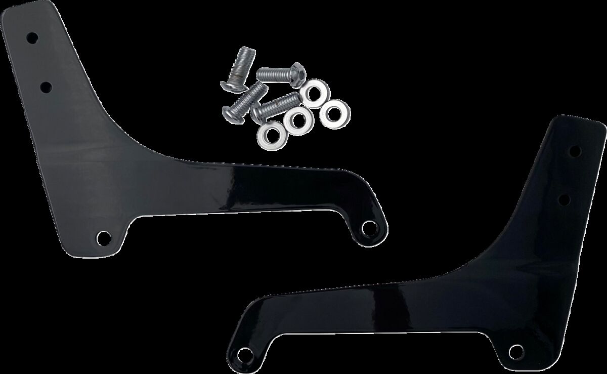 Drag Specialties Sideplates 18 23 Fxbb Bk Sissy Bar Side Plates Drag Specialties