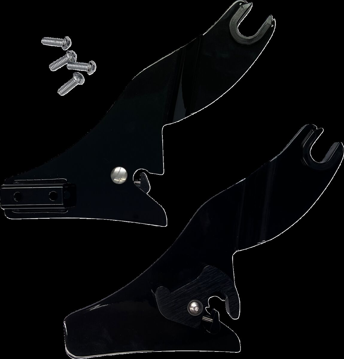 Drag Specialties Sideplate Qk Rel 09 Up Bl Sissy Bar Side Plates Drag Specialties