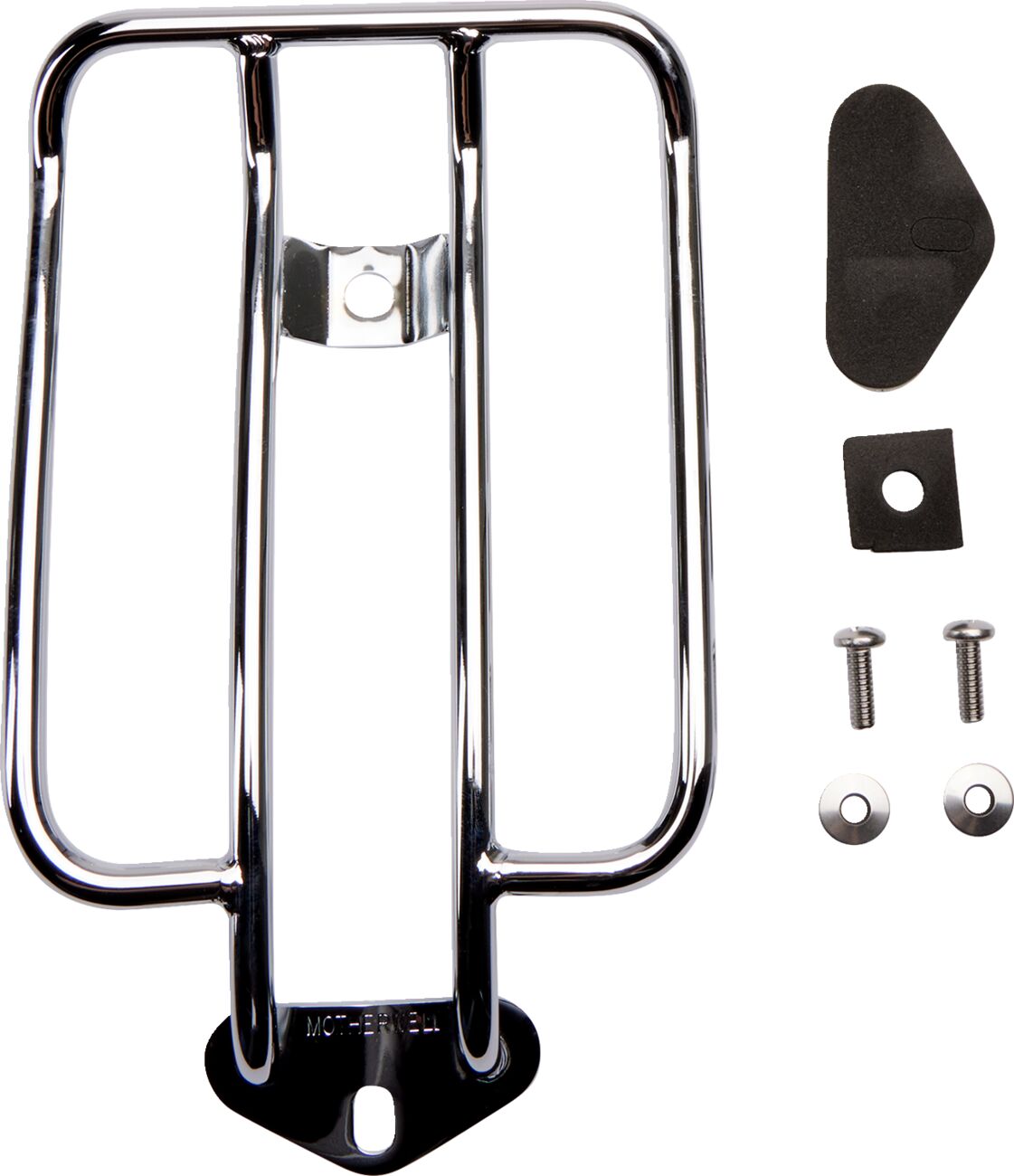 Motherwell Motherwell Luggage Rack Single Seat 6" Chrome Luggage Racks Motherwell