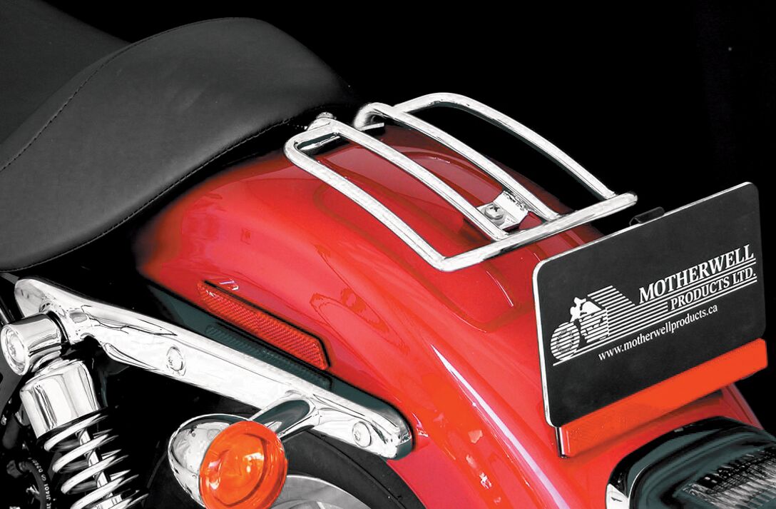 Motherwell Motherwell Luggage Rack Single Seat 6" Chrome Luggage Racks Motherwell