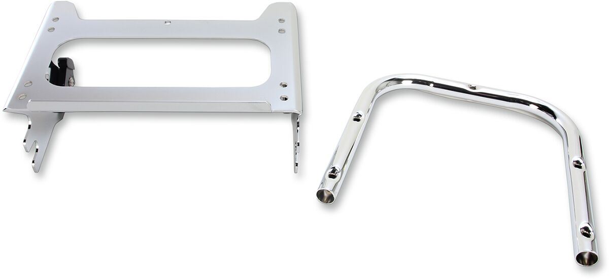 Drag Specialties Rack T/Box Mnt Chr 97 08 LUGGAGE RACKS - MOTORCYCLE Drag Specialties