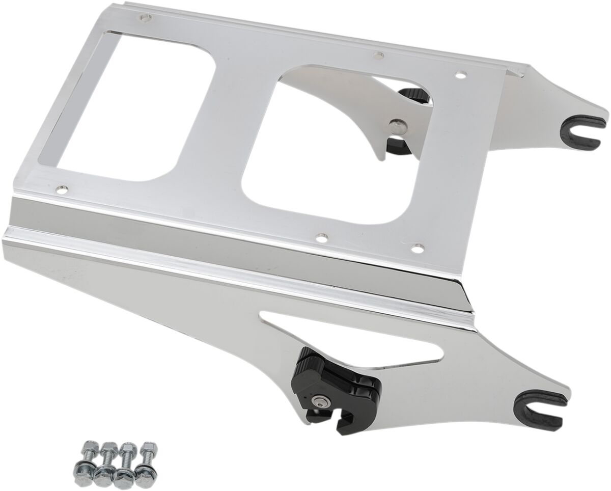 Drag Specialties Rack Quick Detach Tour Box Mount Chrome Luggage Racks Drag Specialties