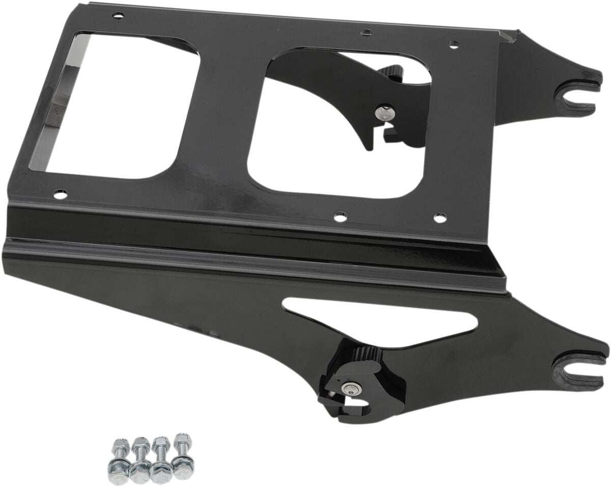Drag Specialties Rack Quick Detach Tour Box Mount Black Luggage Racks Drag Specialties