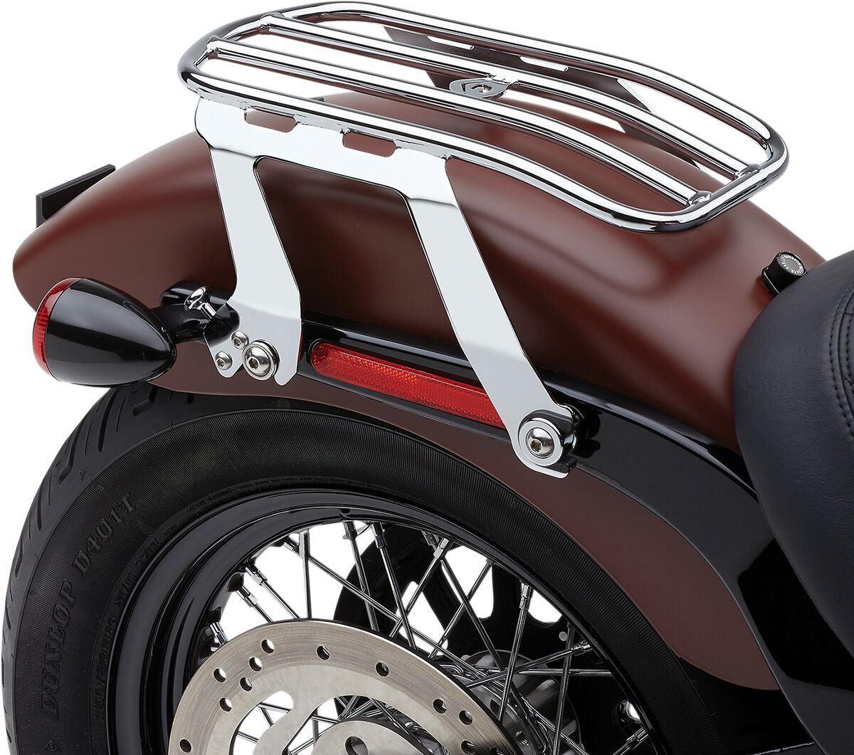 Cobra Luggage Rack Solo Chr LUGGAGE RACKS - MOTORCYCLE Cobra