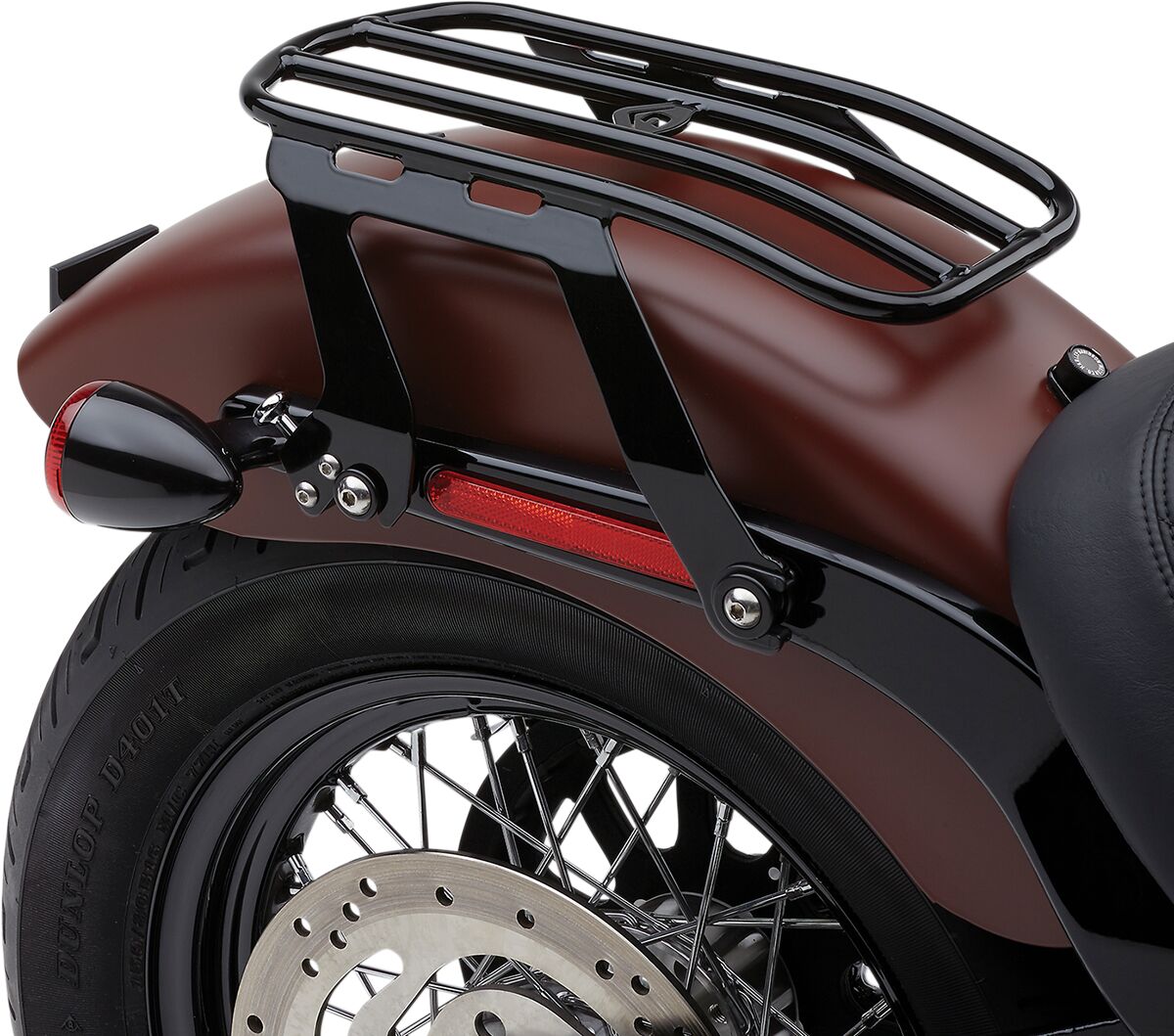Cobra Luggage Rack Solo Blk LUGGAGE RACKS - MOTORCYCLE Cobra