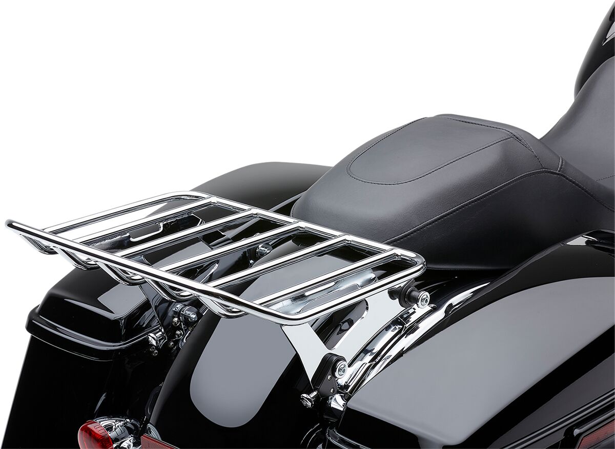 Cobra Luggage Rack Detch Chrome LUGGAGE RACKS - MOTORCYCLE Cobra