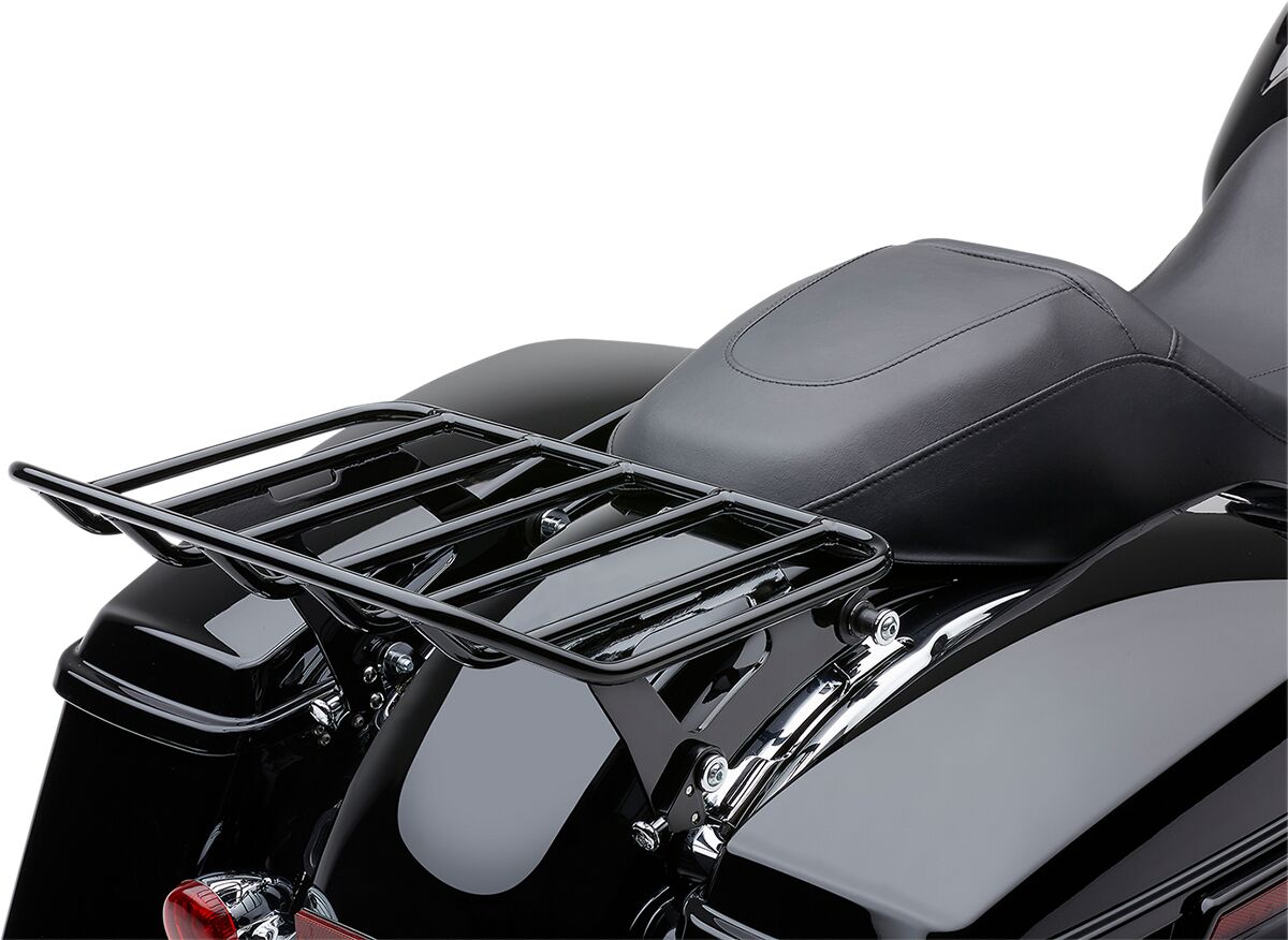 Cobra Luggage Rack Detch Blk LUGGAGE RACKS - MOTORCYCLE Cobra