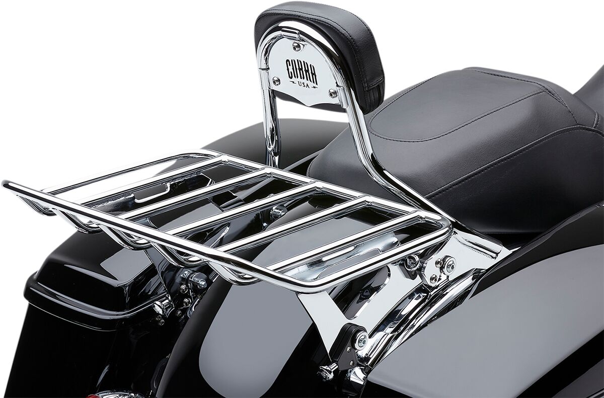 Cobra Detach Rack Chr Flh 97 08 LUGGAGE RACKS - MOTORCYCLE Cobra