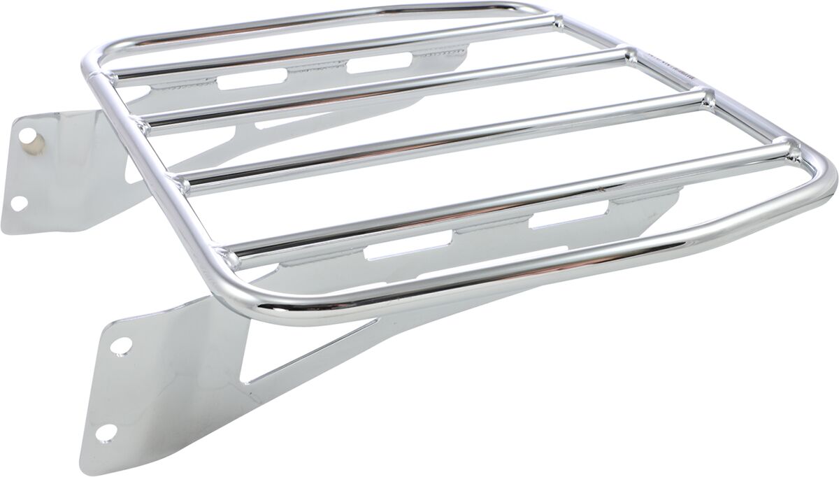 Cobra Luggage Rack Wide Chrome LUGGAGE RACKS - MOTORCYCLE Cobra