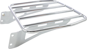 Cobra Luggage Rack Wide Chrome LUGGAGE RACKS - MOTORCYCLE Cobra