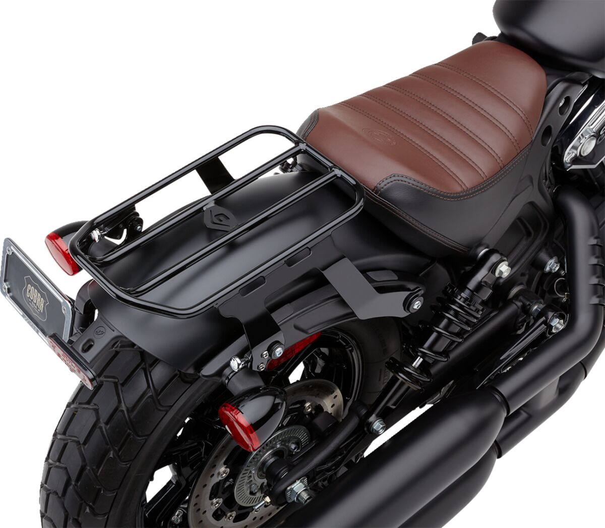 Cobra Rack Slo Rack Bobber Blk Luggage Racks Cobra