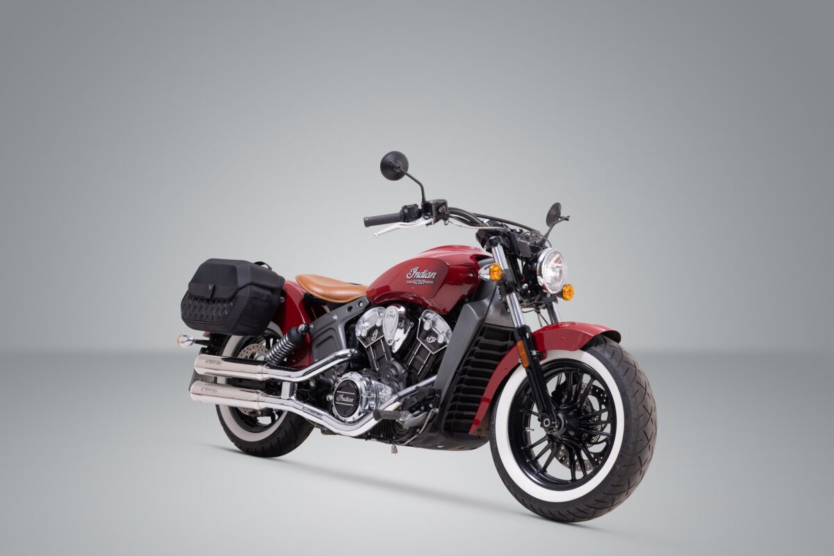 Sw Motech Slh Side Carrier Lh1 L Indian Scout Luggage Racks Sw Motech