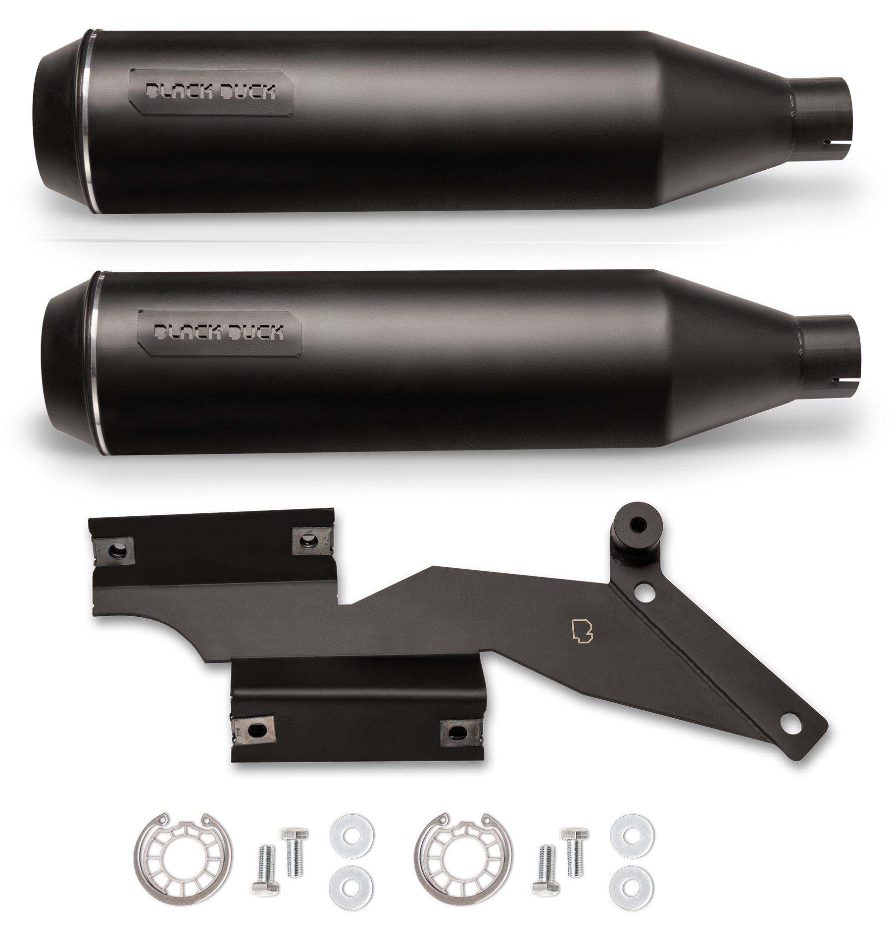 Bd Bombardier Slip On Black St18 24 E5 Slip-On & Muffler Black Duck Parts Default Title