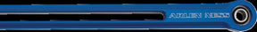 Arlen Ness SpeedLiner Shift Rod, Blue Shifter Linkage & Components Arlen Ness