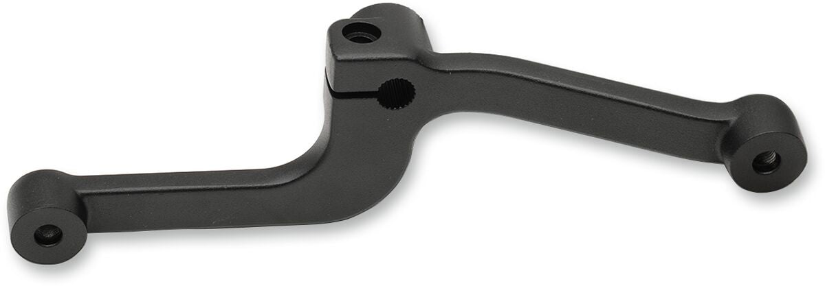 Drag Specialties Shifter Heel/Toe One Piece Wrinkle Black Shift Levers & Parts Drag Specialties