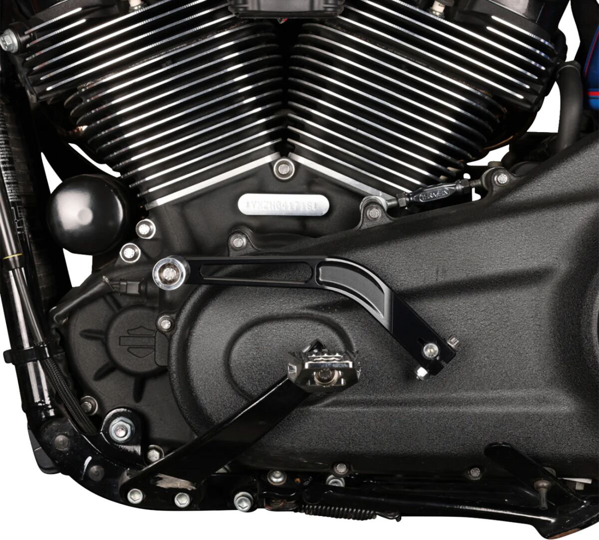 Thrashin Supply Co. TSC Shift Lever 1" Shorter, Black - Milwaukee 8 Softail Shift Levers & Parts Thrashin Supply Co.