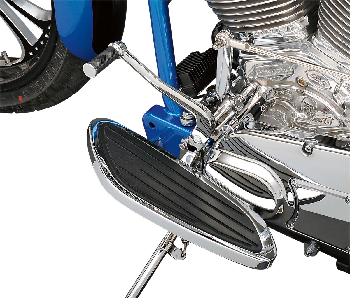 Drag Specialties Shift Peg Hotop Chr/Rub Shifter Peg Drag Specialties