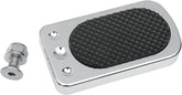 Drag Specialties Pad Brk Pedal Chr 83 18 Fl BRAKE PEDALS + PARTS Drag Specialties