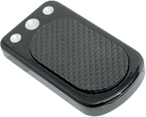 Drag Specialties Pad Brk Pedal Blk 83 13 Fl BRAKE PEDALS + PARTS Drag Specialties